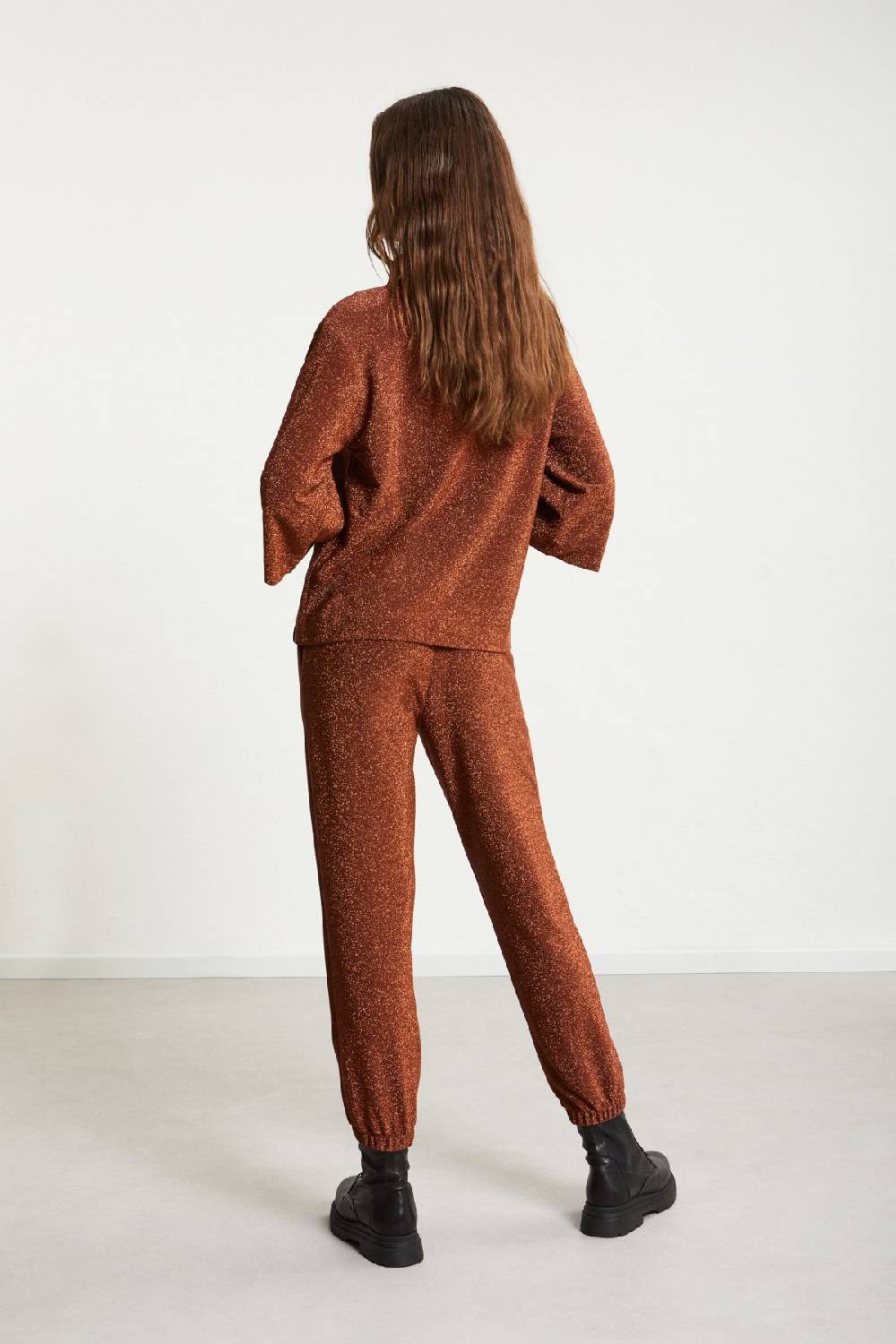 Ottod'Ame Viscose Trousers With Lurex