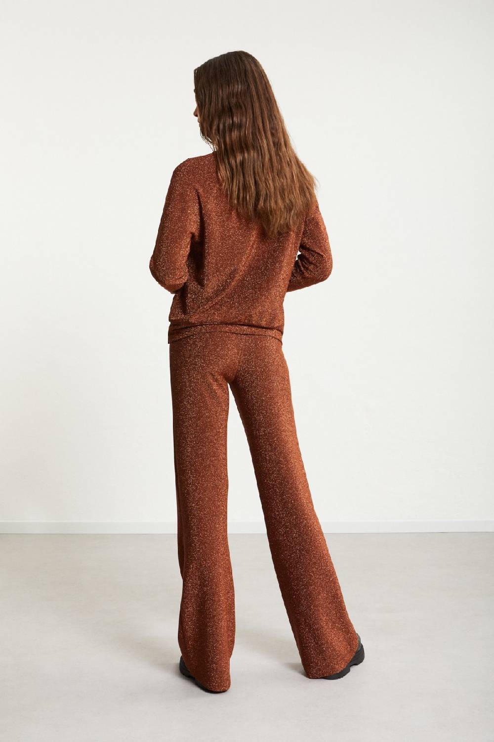 Ottod'Ame Viscose Trousers With Lurex