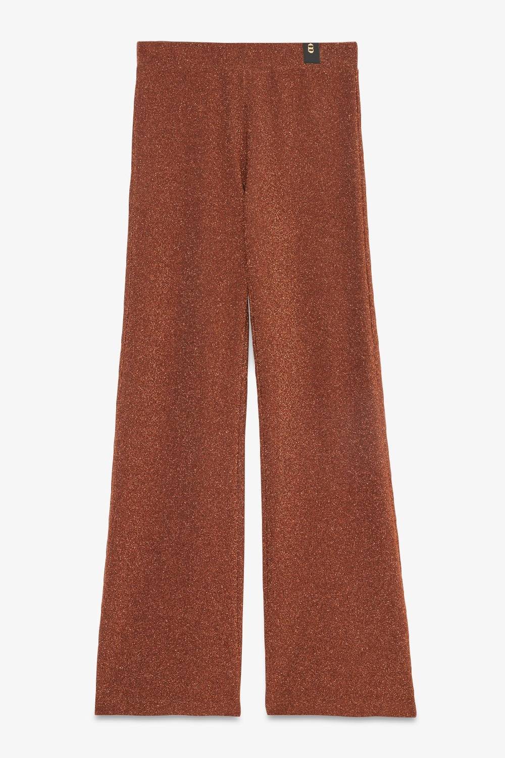 Ottod'Ame Viscose Trousers With Lurex