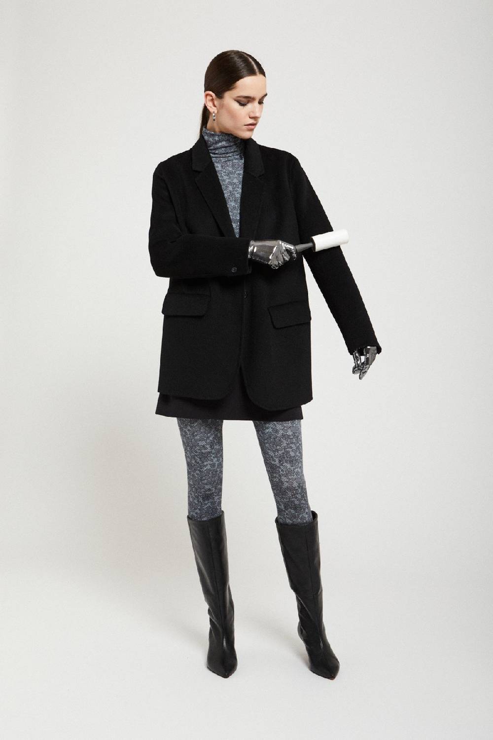 Ottod'Ame Viscose Turtleneck T-shirt