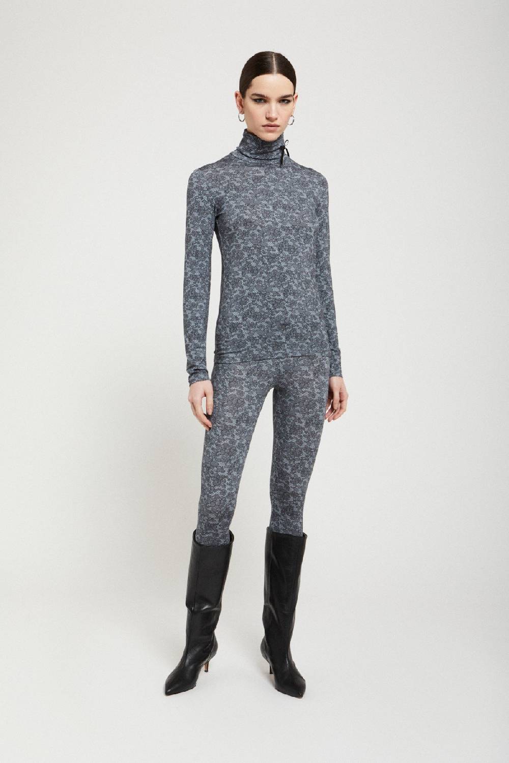 ottod'Ame Viscose turtleneck t-shirt