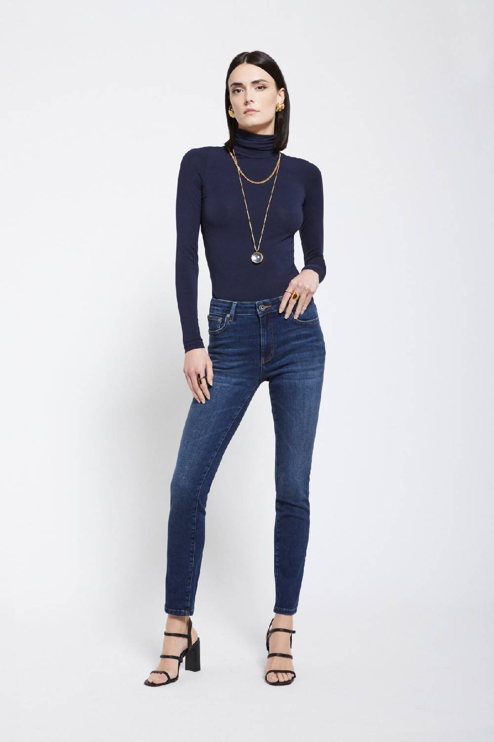 ottod'Ame Viscose turtleneck t-shirt