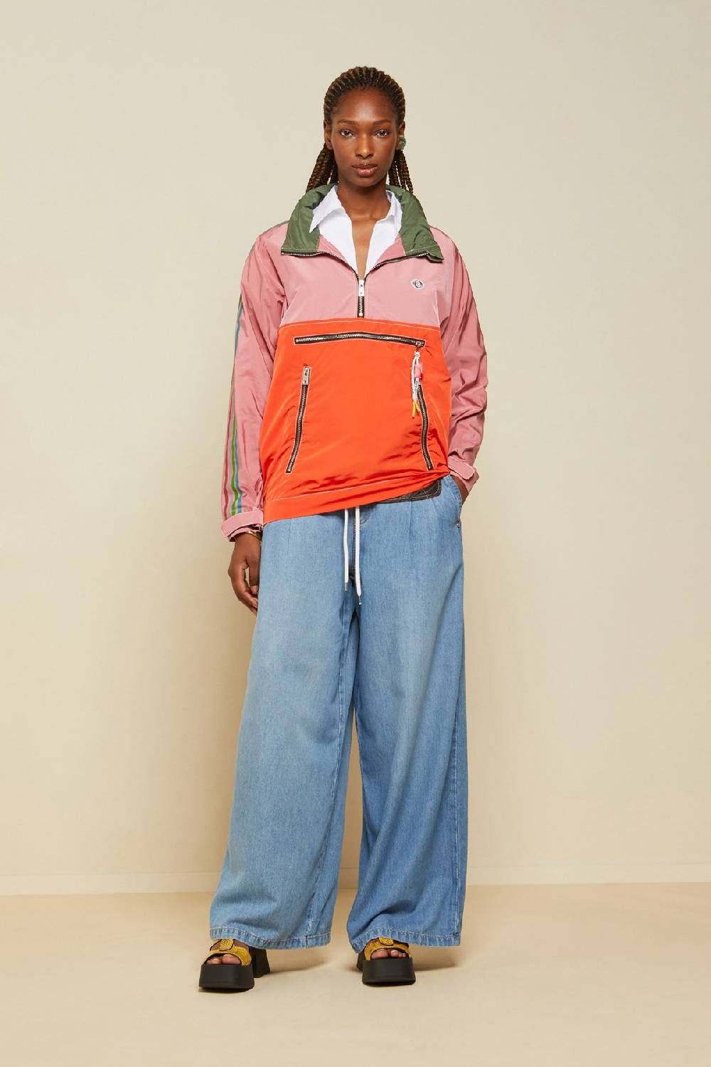 ottod'Ame Waterproof jacket with front pocket