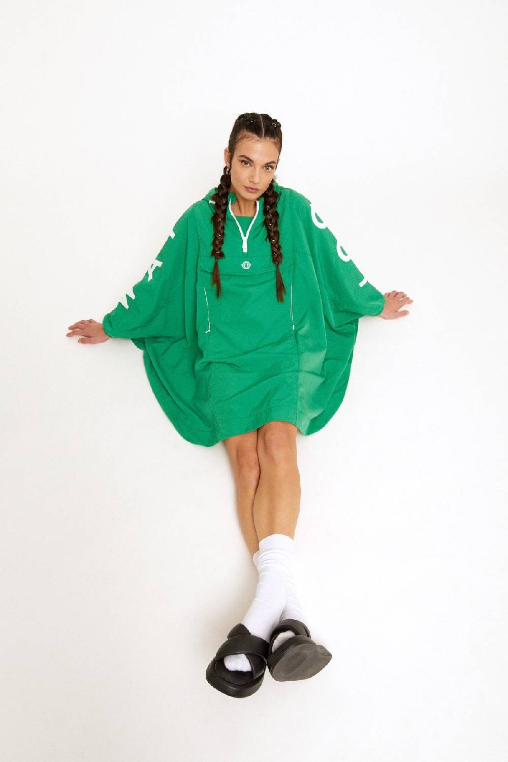 ottod'Ame Waterproof poncho with hood