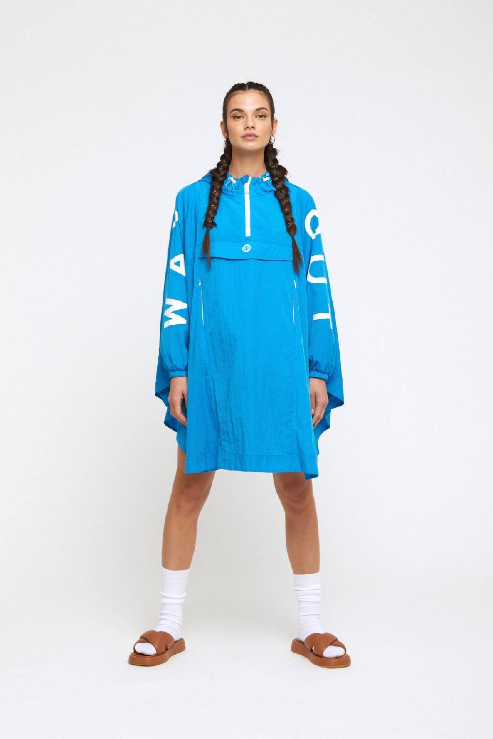 ottod'Ame Waterproof poncho with hood