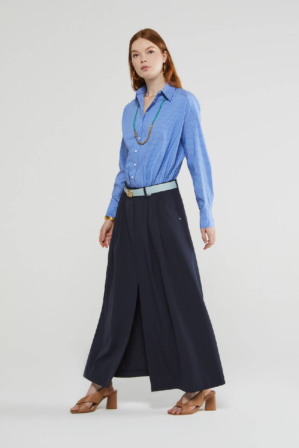 Ottod'Ame Wide And Long Skirt
