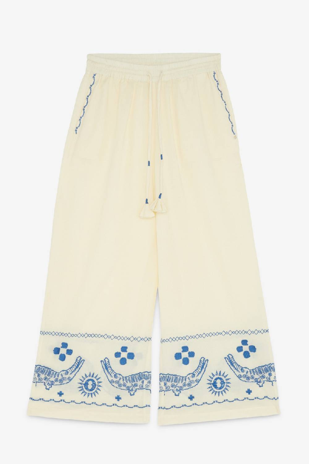 Ottod'Ame Wide Trousers With Drawstring