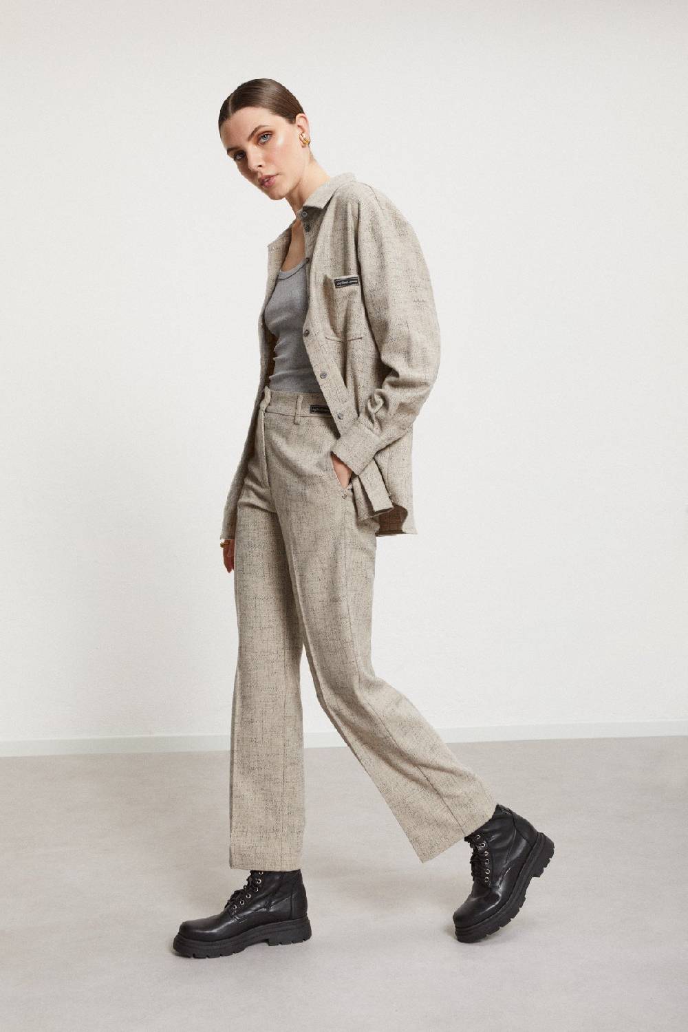 Ottod'Ame Wool Blend Anlke Lenght Trousers
