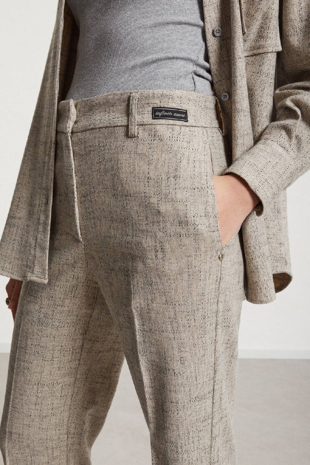 Ottod'Ame Wool Blend Anlke Lenght Trousers