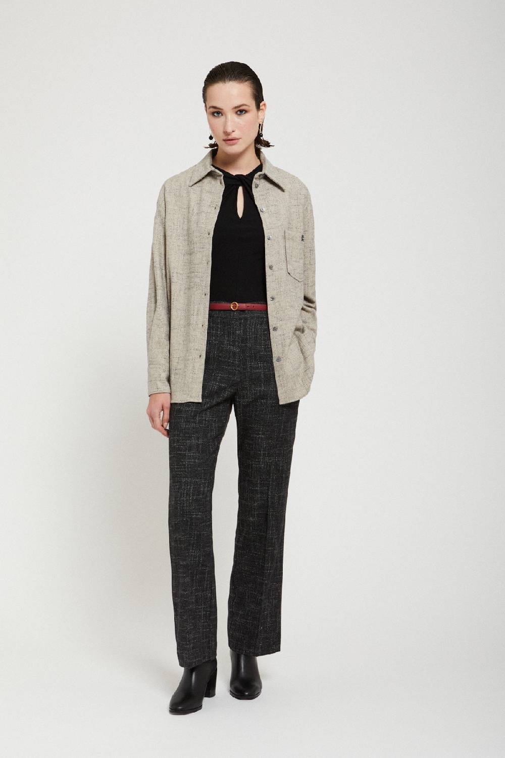 ottod'Ame Wool blend anlke lenght trousers