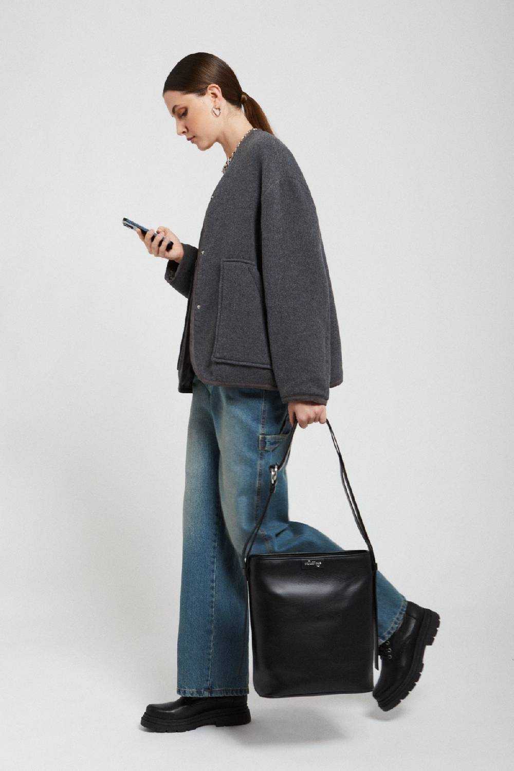 ottod'Ame Wool-blend bomber jacket