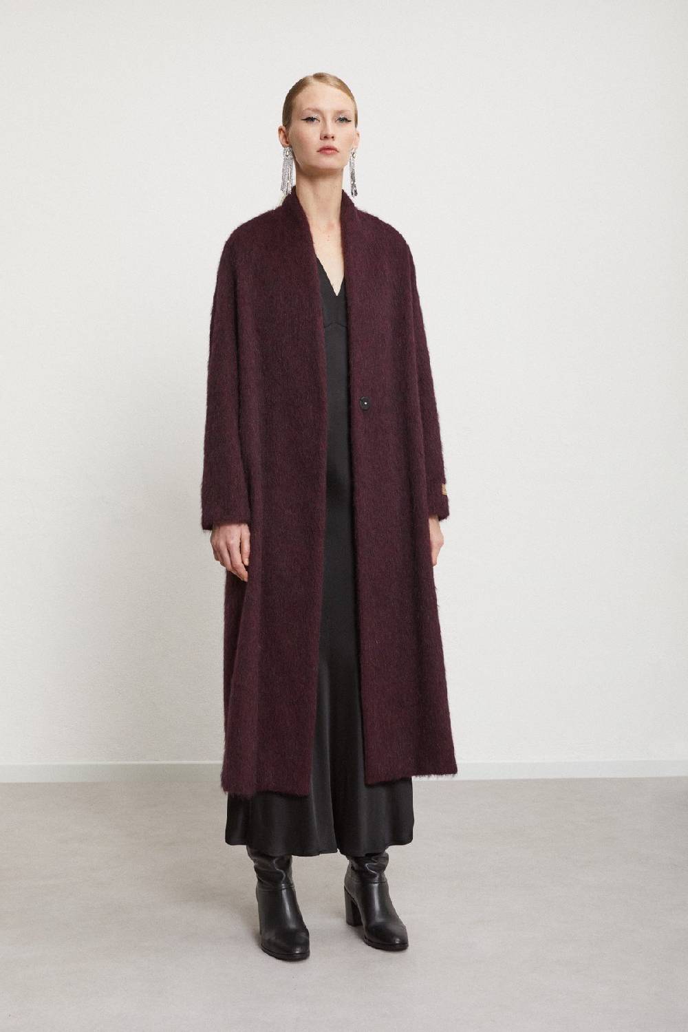 Ottod'Ame Wool-blend Coat With Belt