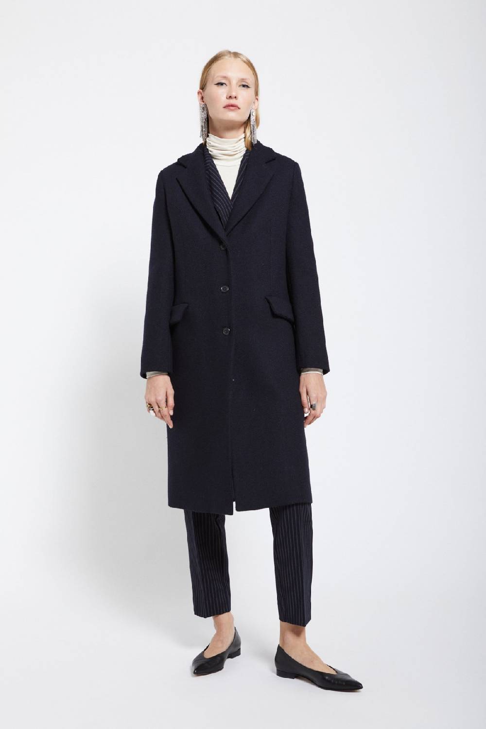 Ottod'Ame Wool-blend Long Coat