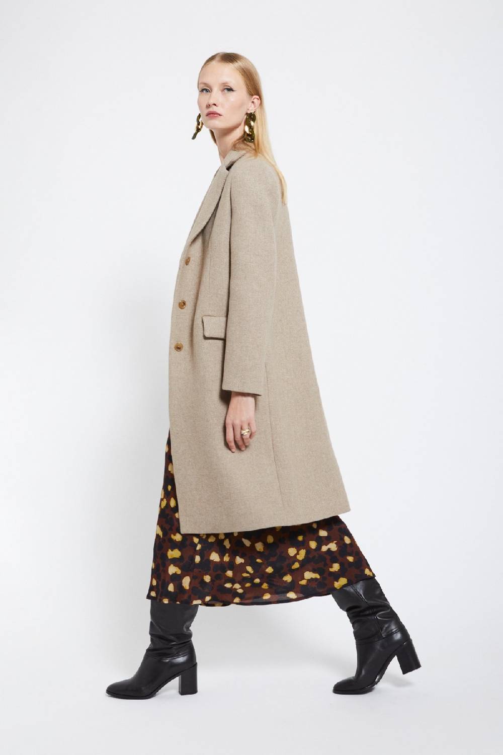 Ottod'Ame Wool-blend Long Coat