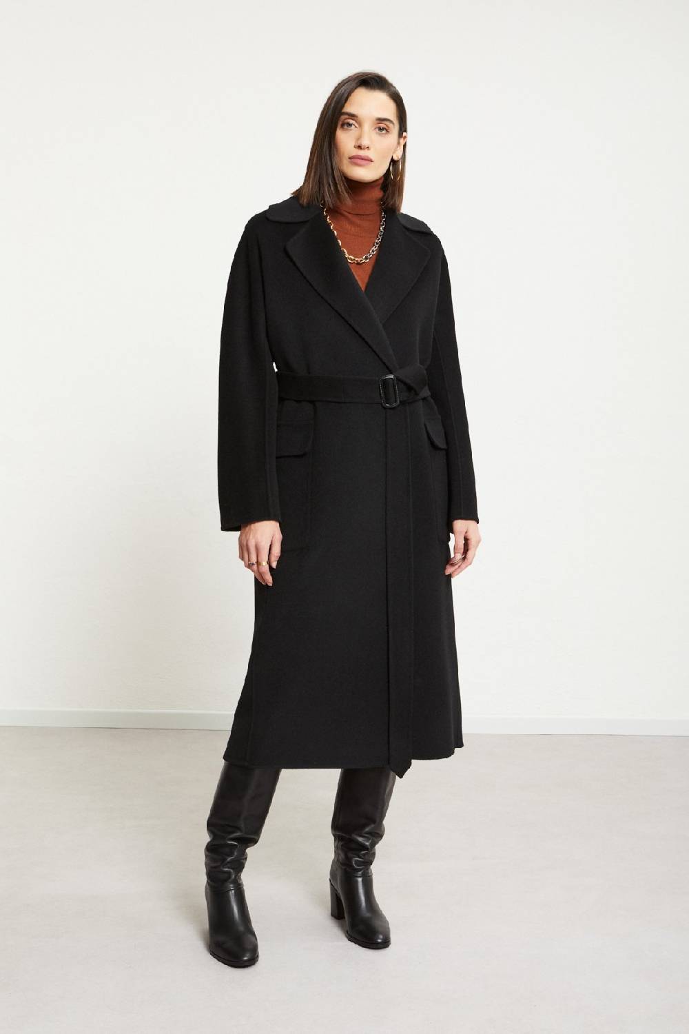 Ottod'Ame Wool-blend Long Coat
