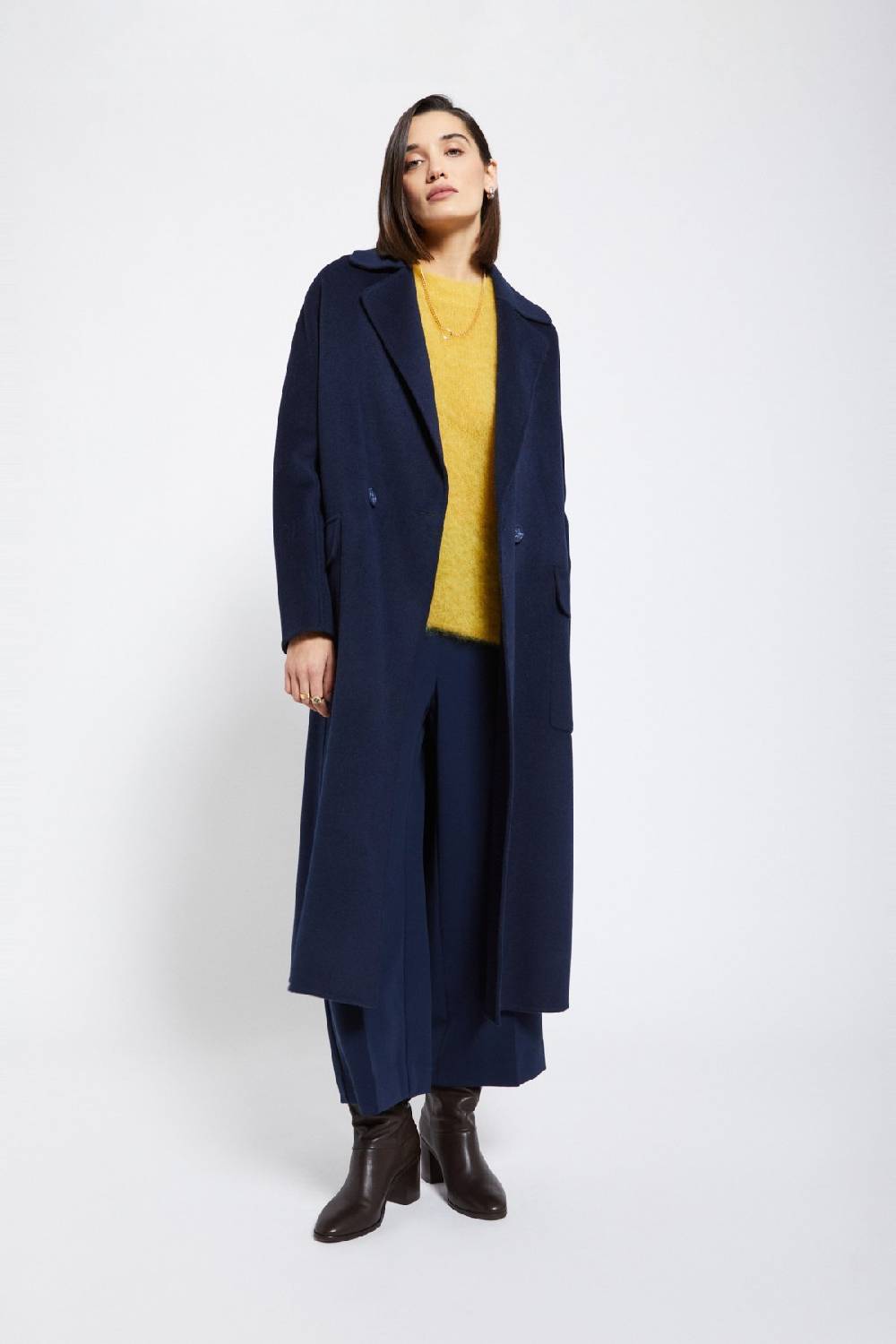 Ottod'Ame Wool-blend Long Coat