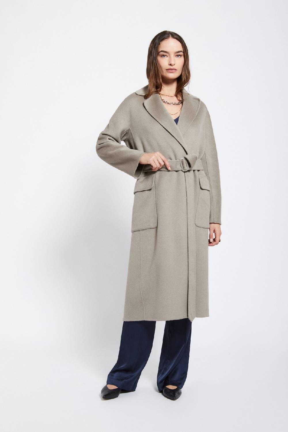 Ottod'Ame Wool-blend Long Coat
