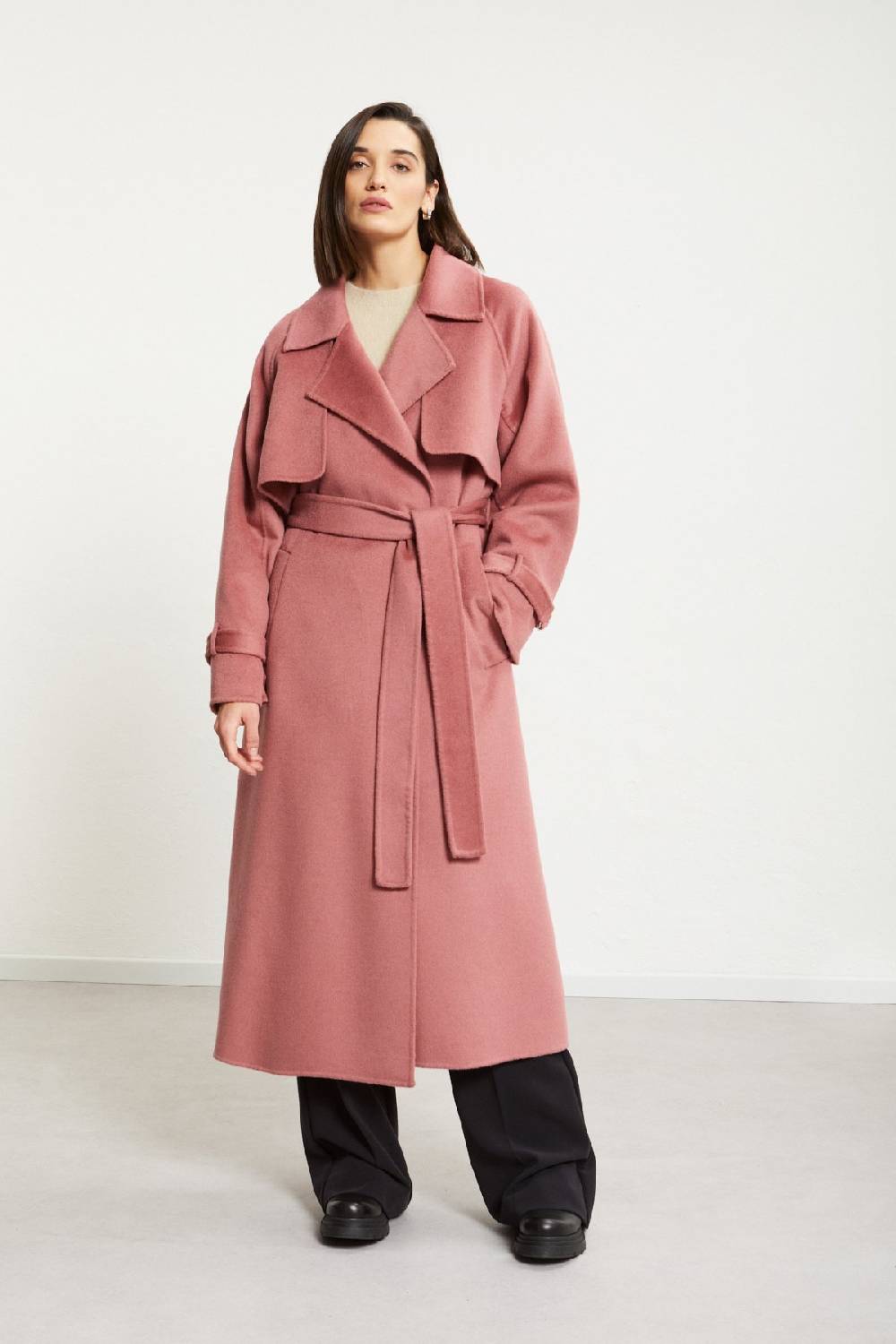 Ottod'Ame Wool-blend Long Trench