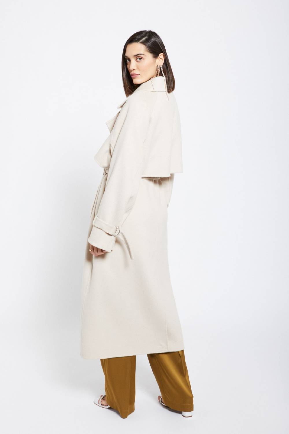 Ottod'Ame Wool-blend Long Trench