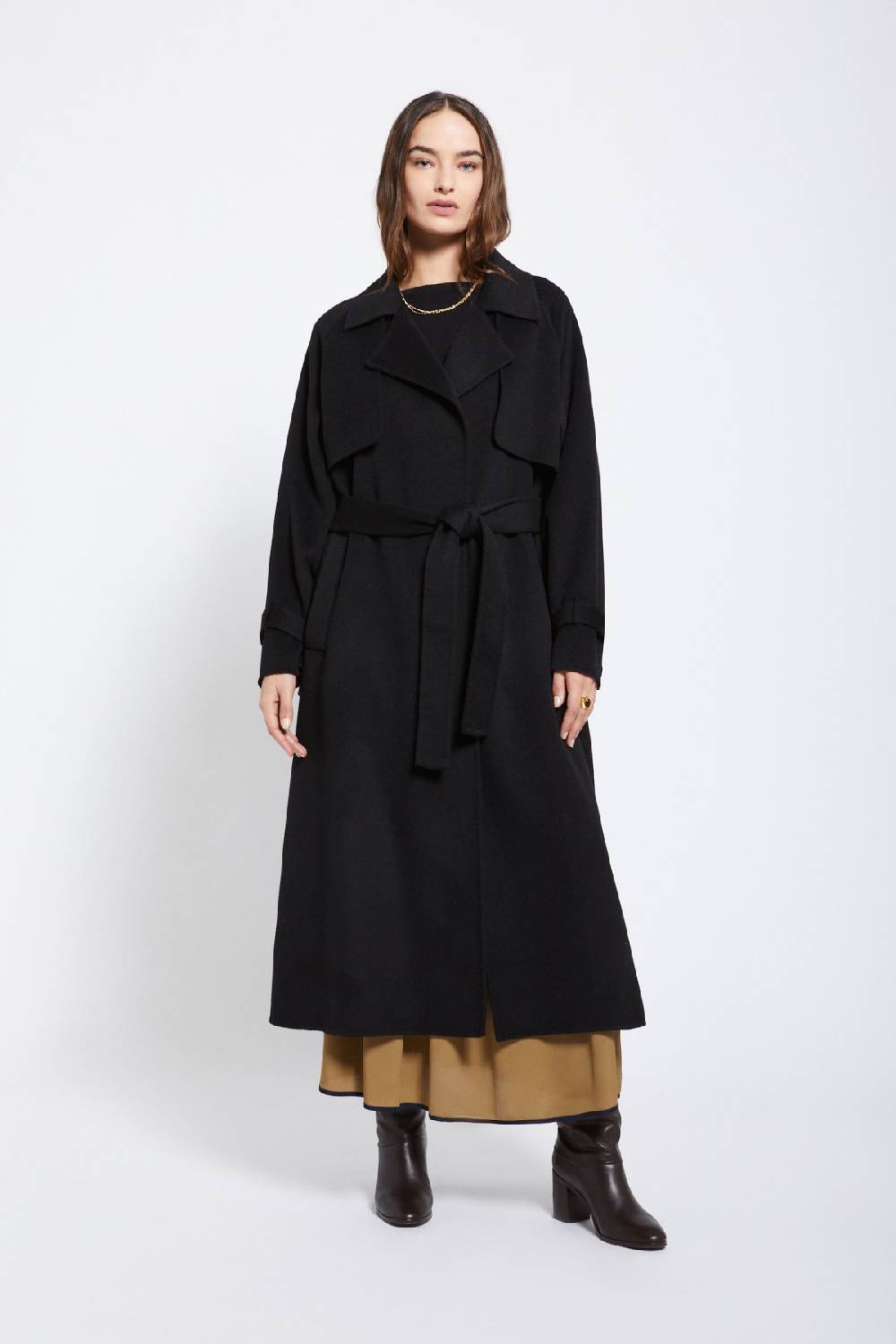 Ottod'Ame Wool-blend Long Trench