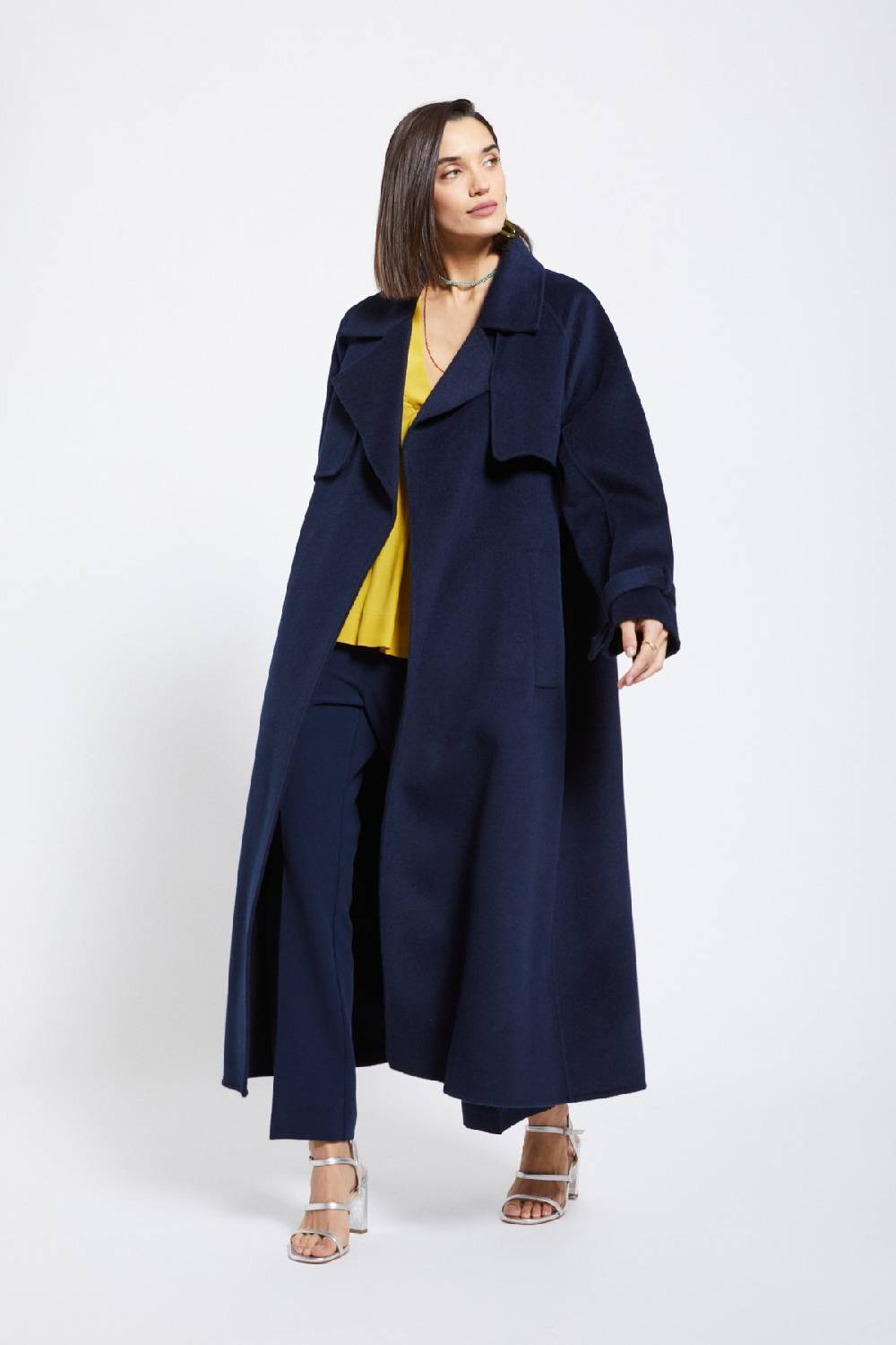 Ottod'Ame Wool-blend Long Trench