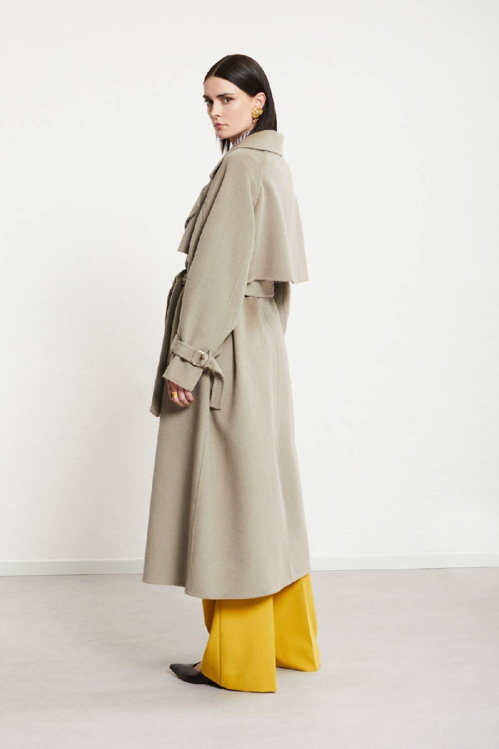 Ottod'Ame Wool-blend Long Trench