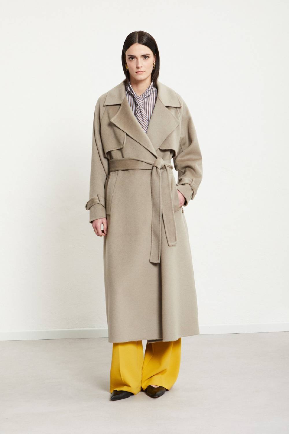 Ottod'Ame Wool-blend Long Trench