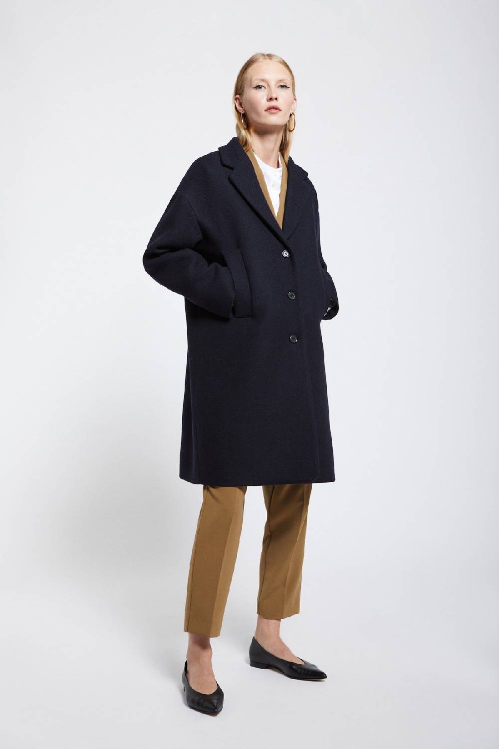 Ottod'Ame Wool-blend Midi Coat