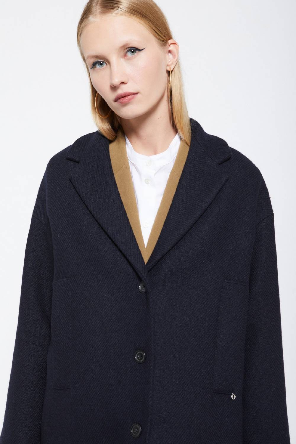 Ottod'Ame Wool-blend Midi Coat