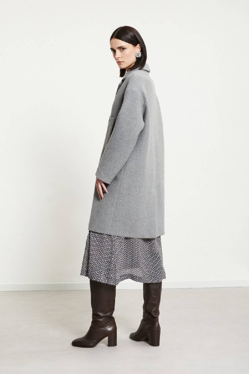 Ottod'Ame Wool-blend Midi Coat