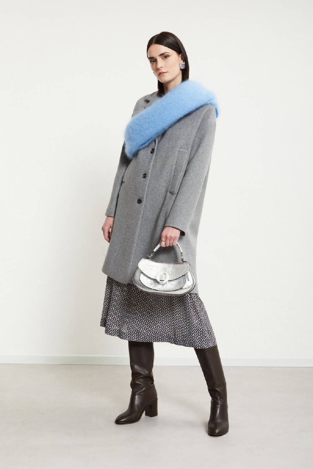 ottod'Ame Wool-blend midi coat