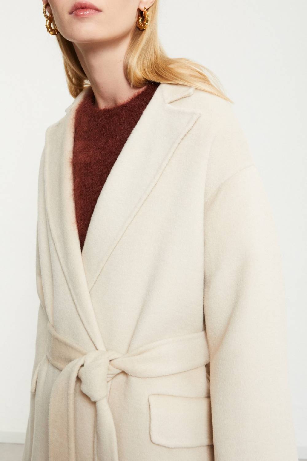 Ottod'Ame Wool-blend Midi Coat