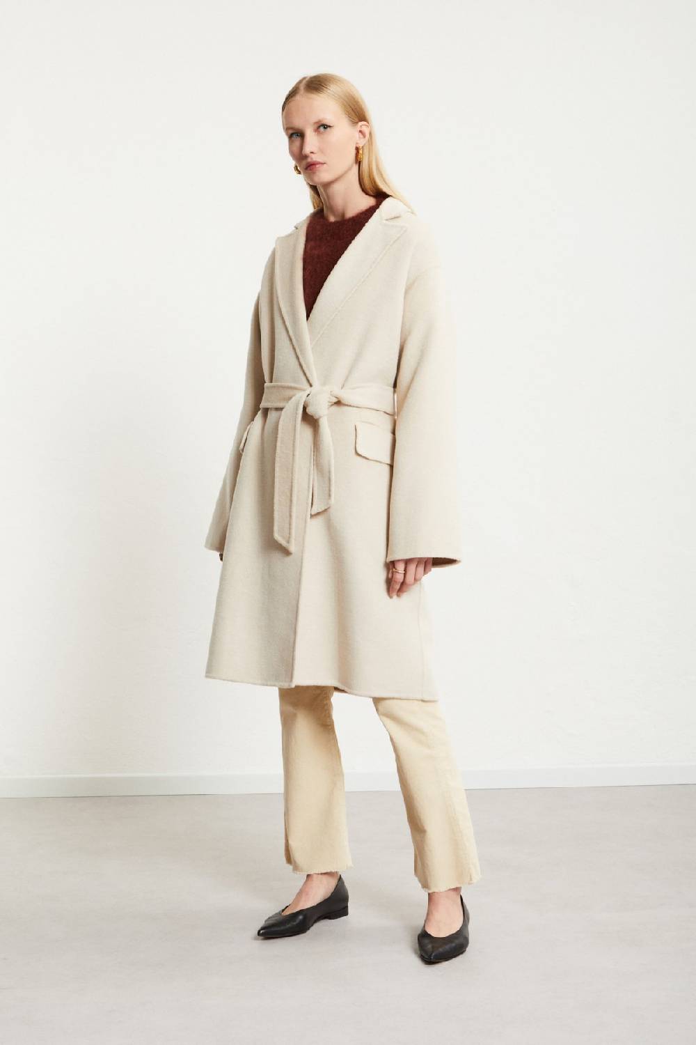 Ottod'Ame Wool-blend Midi Coat