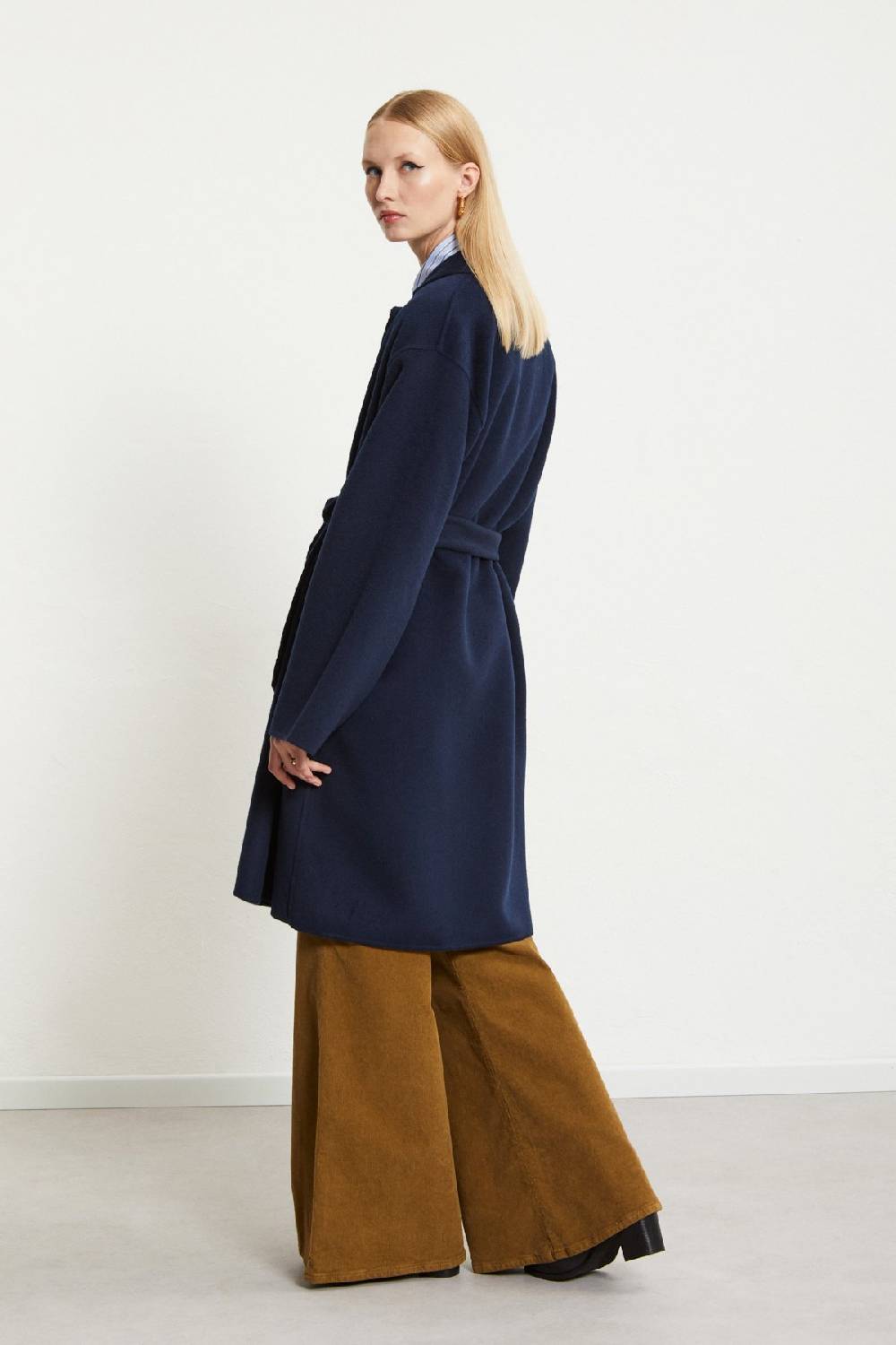 Ottod'Ame Wool-blend Midi Coat