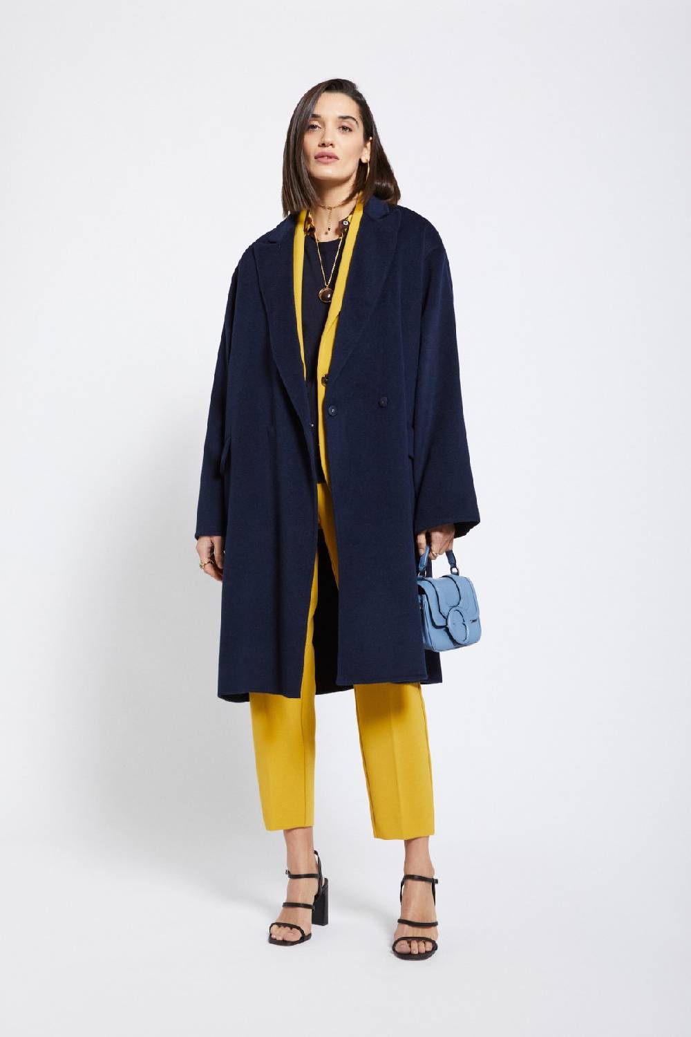 Ottod'Ame Wool-blend Midi Coat