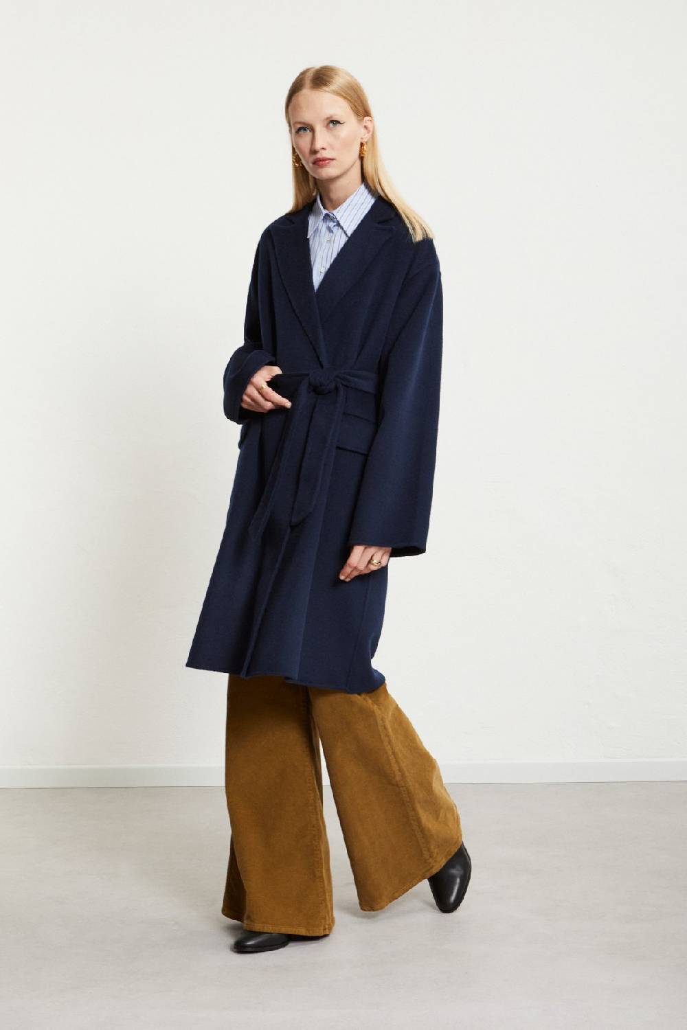 ottod'Ame Wool-blend midi coat