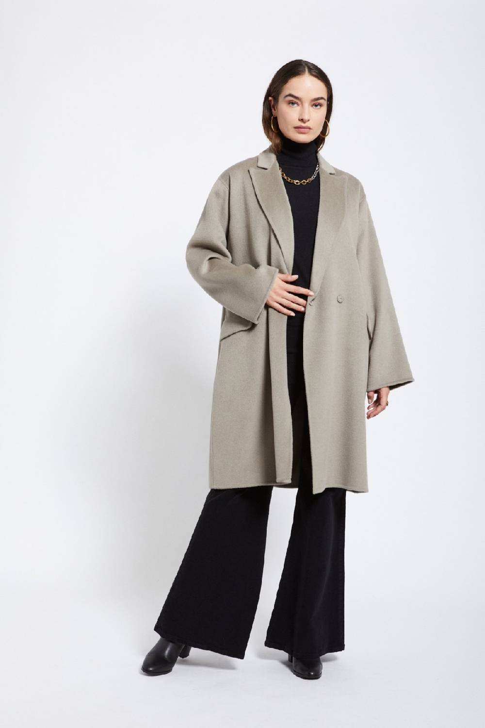 Ottod'Ame Wool-blend Midi Coat