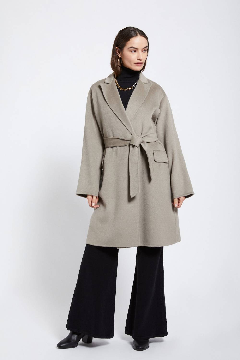 ottod'Ame Wool-blend midi coat
