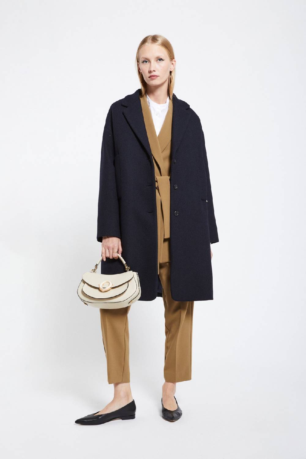 ottod'Ame Wool-blend midi coat