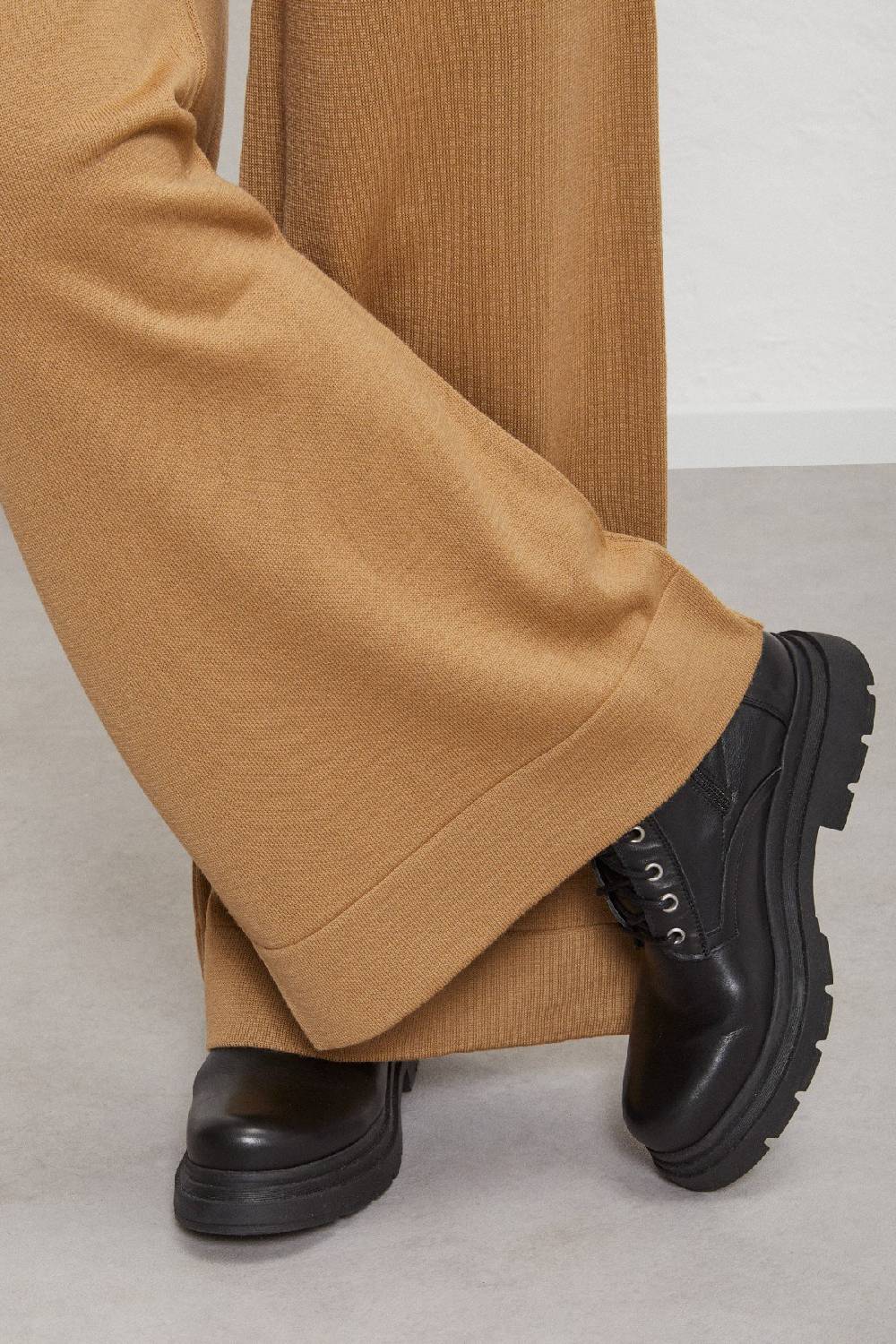 Ottod'Ame Wool Blend Palazzo Trousers