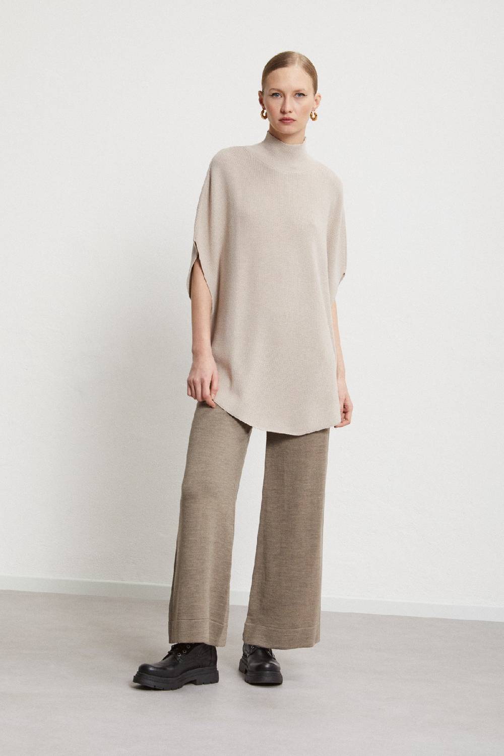 ottod'Ame Wool blend palazzo trousers