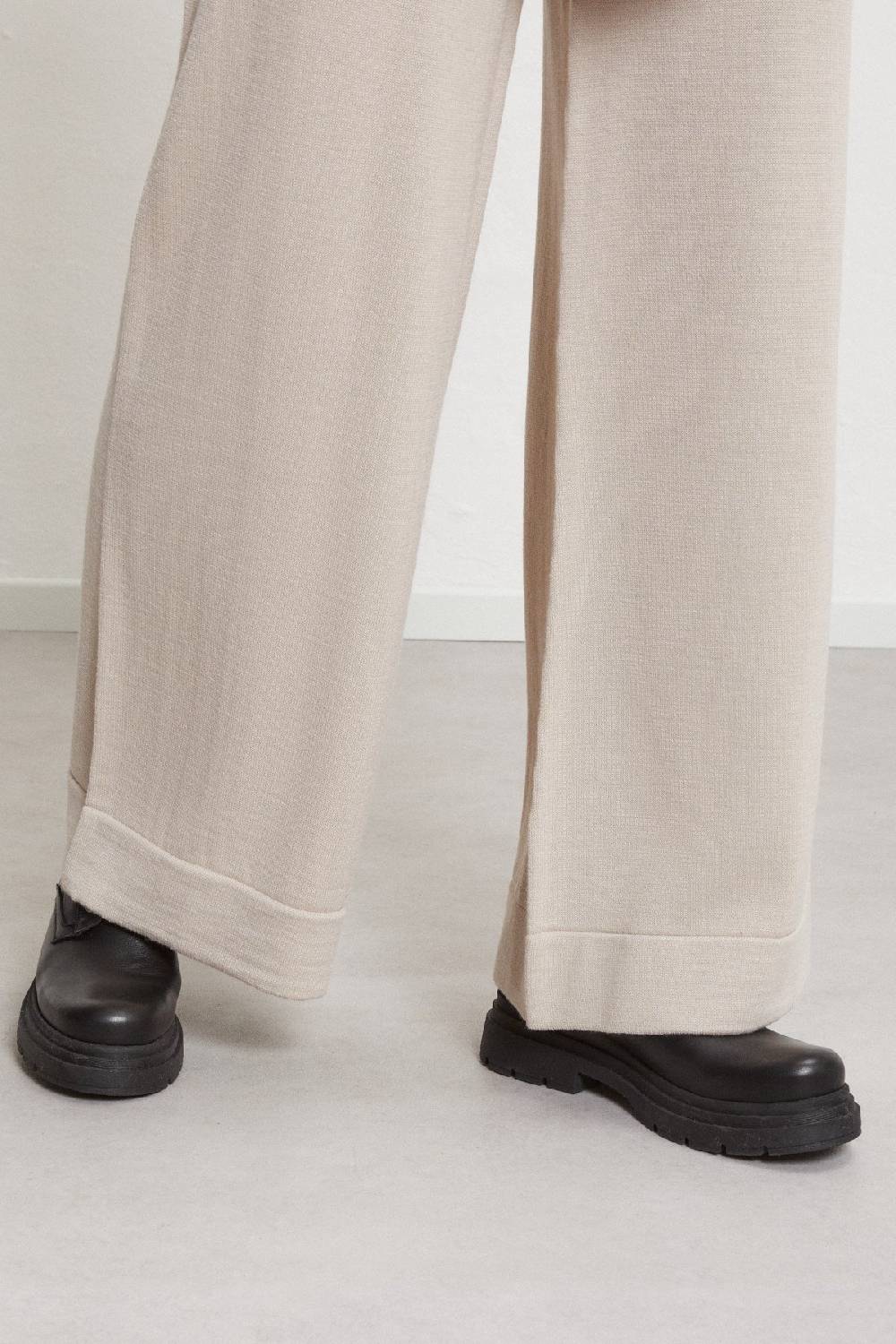 Ottod'Ame Wool Blend Palazzo Trousers