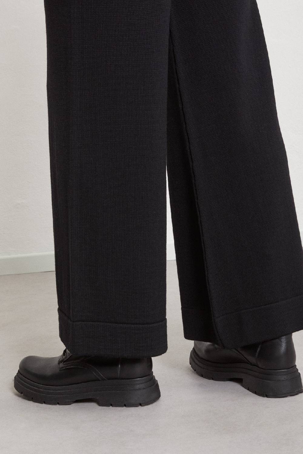 Ottod'Ame Wool Blend Palazzo Trousers