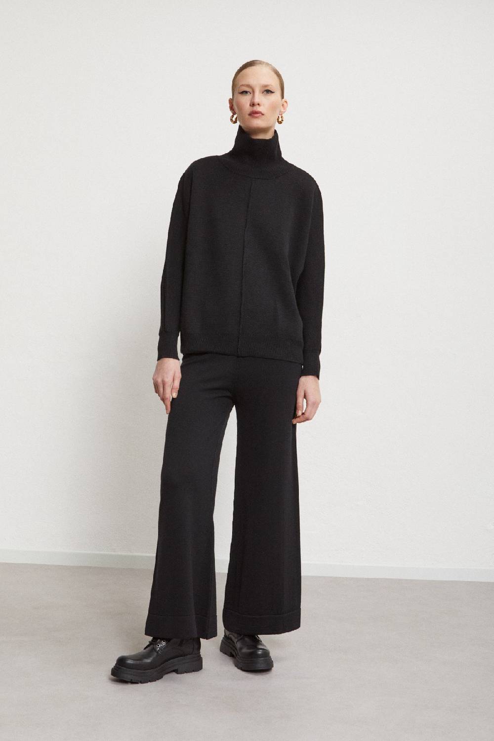 ottod'Ame Wool blend palazzo trousers