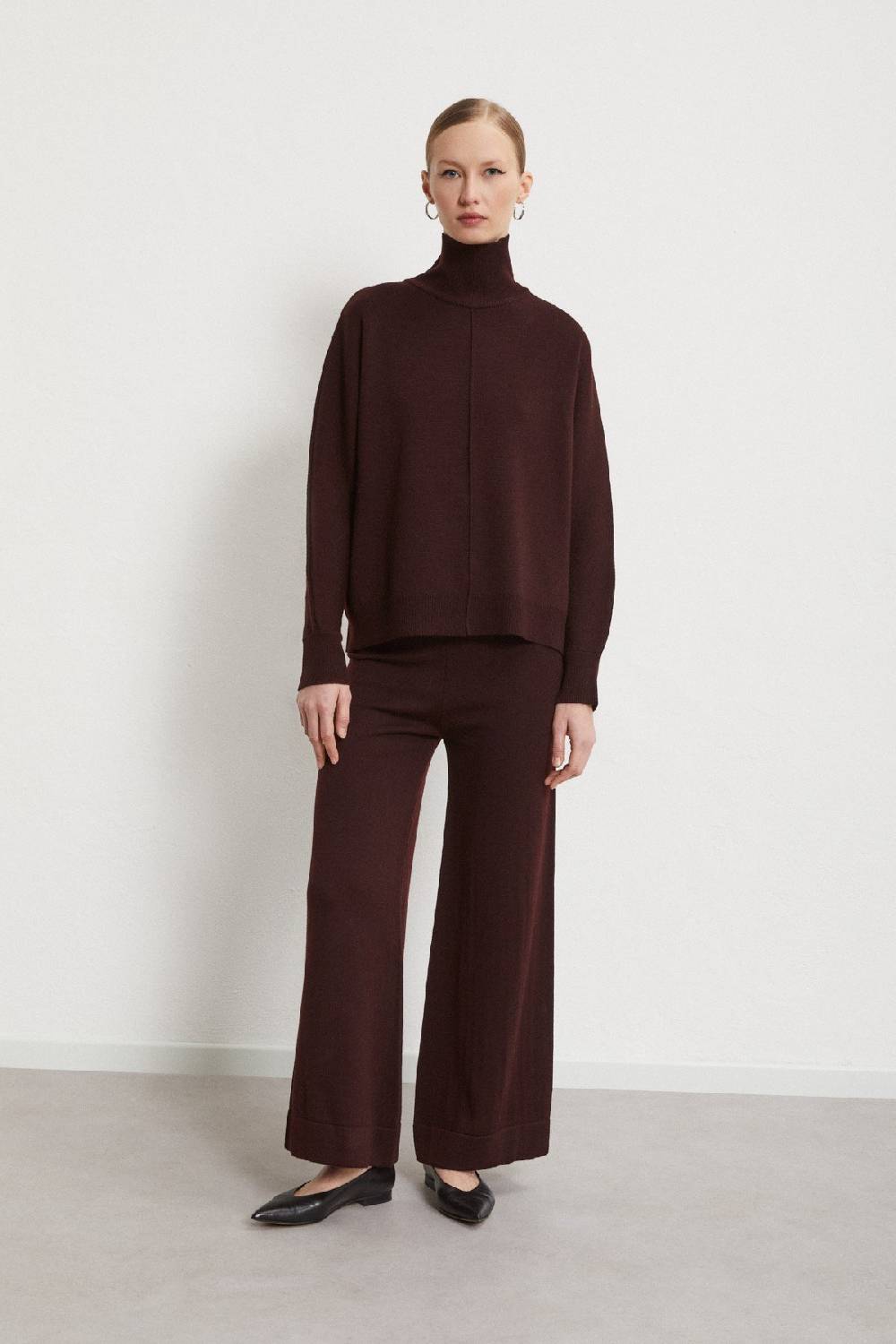 ottod'Ame Wool blend palazzo trousers
