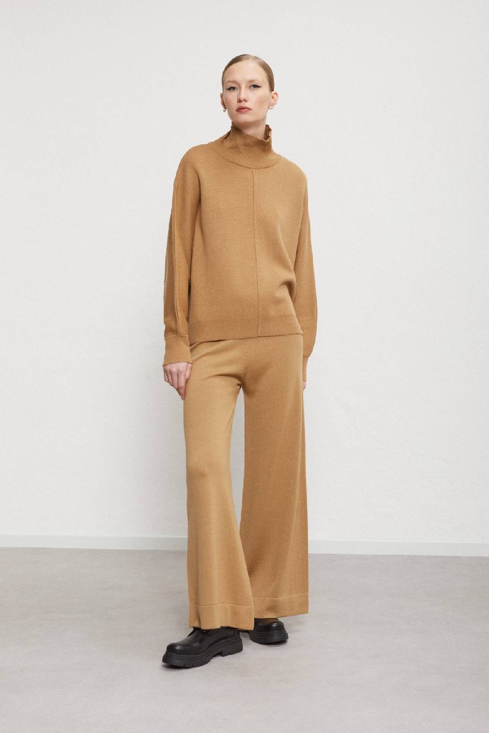 ottod'Ame Wool blend palazzo trousers