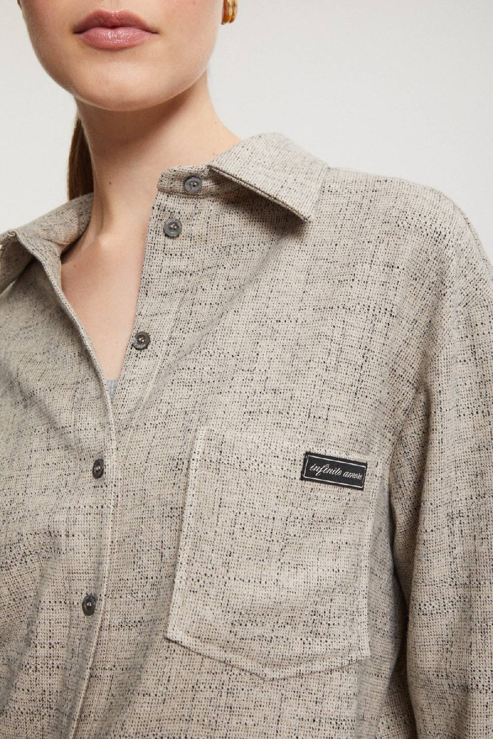 Ottod'Ame Wool Blend Shirt