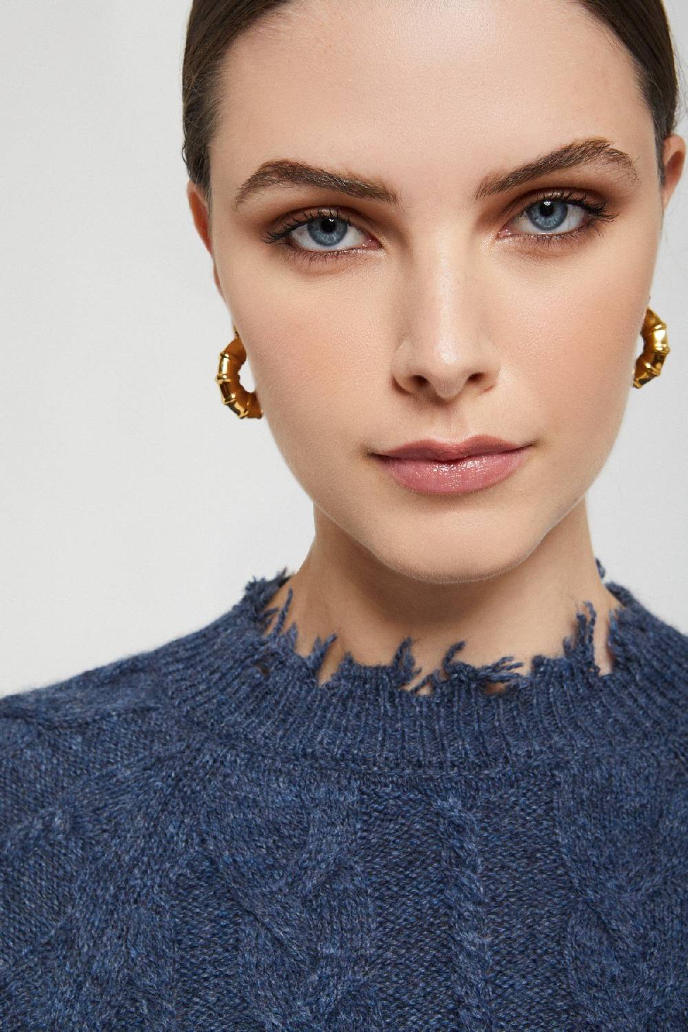 Ottod'Ame Wool Blend Sweater With Fringes