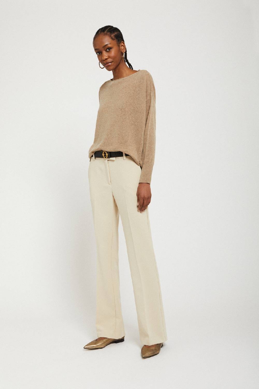 ottod'Ame Wool blend sweater with slits