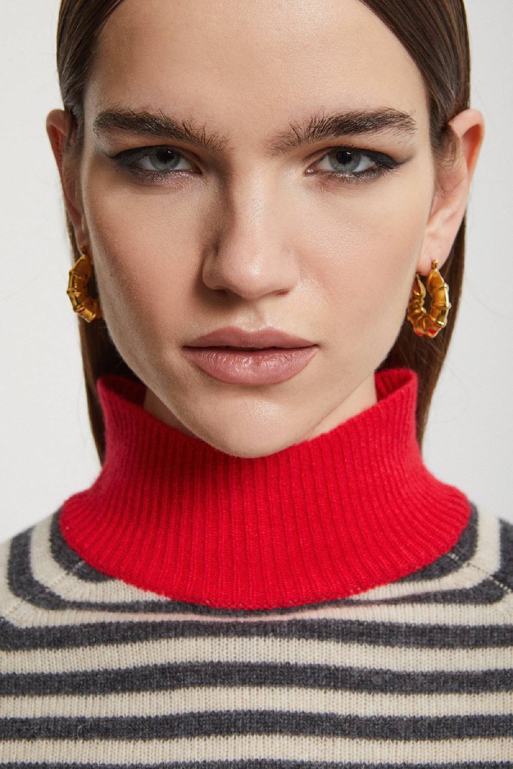 Ottod'Ame Wool Blend Sweater With Stripes